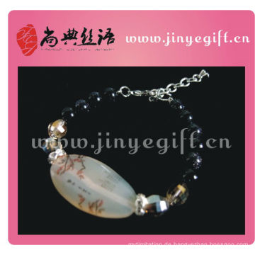 Handgemachte chinesische Achat Crystal Druzy Achat Armband